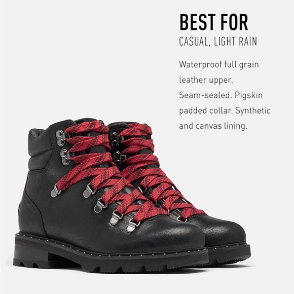 Sorel Waterproof Hiking Boots Size 7.5 (New $163.23) - Picture 1 of 15